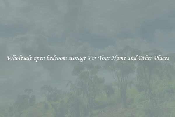Wholesale open bedroom storage For Your Home and Other Places