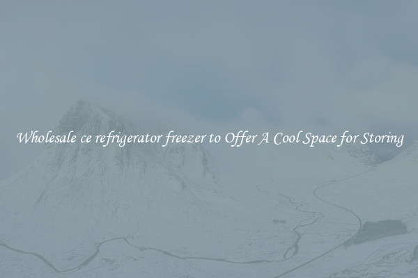 Wholesale ce refrigerator freezer to Offer A Cool Space for Storing