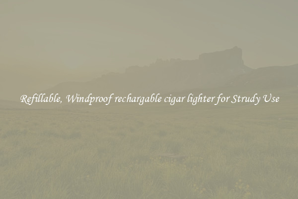 Refillable, Windproof rechargable cigar lighter for Strudy Use