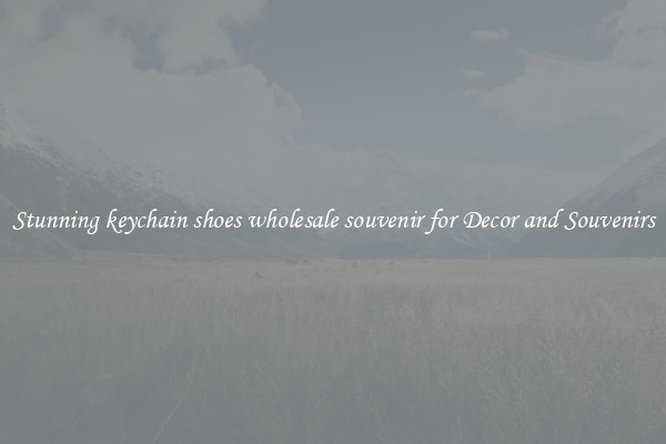 Stunning keychain shoes wholesale souvenir for Decor and Souvenirs