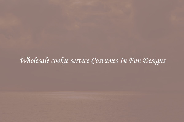 Wholesale cookie service Costumes In Fun Designs