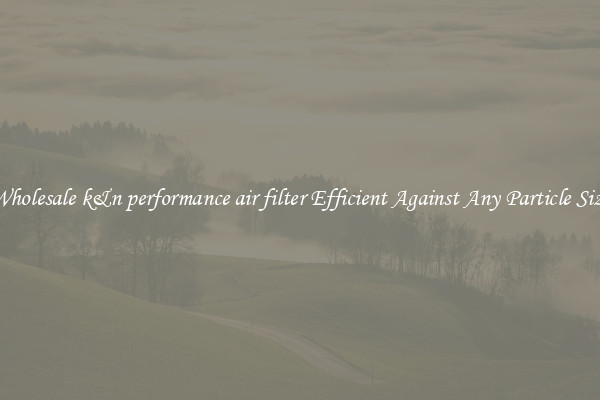 Wholesale k&n performance air filter Efficient Against Any Particle Size