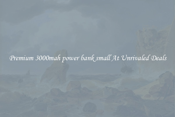 Premium 3000mah power bank small At Unrivaled Deals